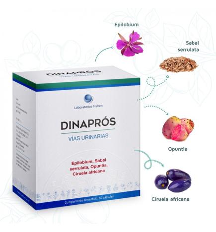 Dinapros 22 (vias urinarias) 60 capsulas Mahen