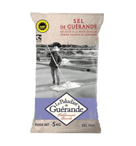 Sal fina gris de guérande 5 kg Le paludier de guerande