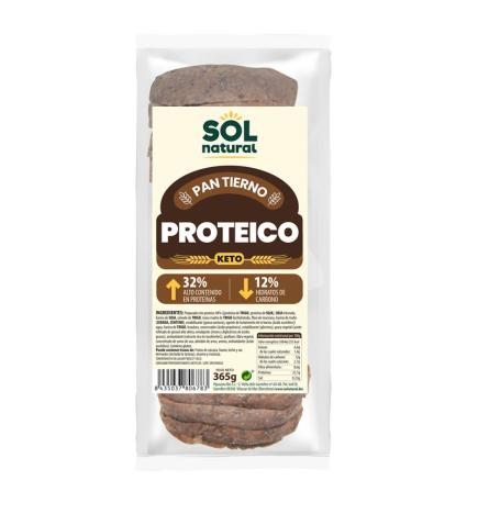 Pan de molde Proteico KETO 365g Sol Natural