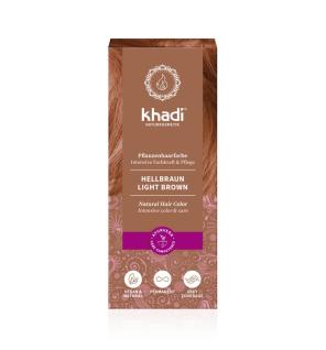 Tinte herbal Castaño Claro 100g Khadi