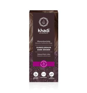 Tinte herbal Castaño Oscuro 100g Khadi