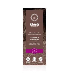 Tinte herbal Castaño Ceniza 100g Khadi