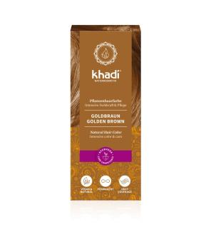 Tinte herbal Color Castaño Dorado 100g Khadi