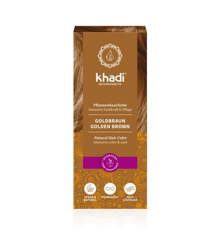 Tinte herbal Color Castaño Dorado 100g Khadi