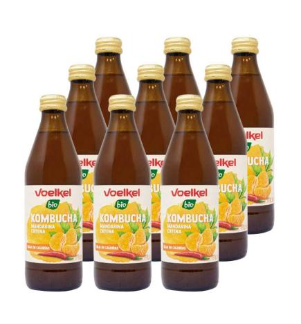 Kombucha Mandarina y Cayena Bio 6x330ml Voelkel