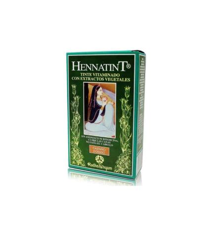 HennaTint 17 Castaño Dorado 60ml+60ml Radhe Shyam