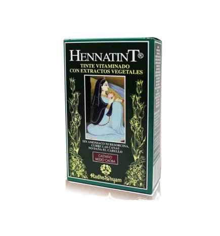 HennaTint 20 Castaño Medio Caoba 60ml+60ml Radhe Shyam