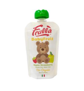 Pure Manzana y Fresa bio (caja 10u) Baby 100 g Frulla