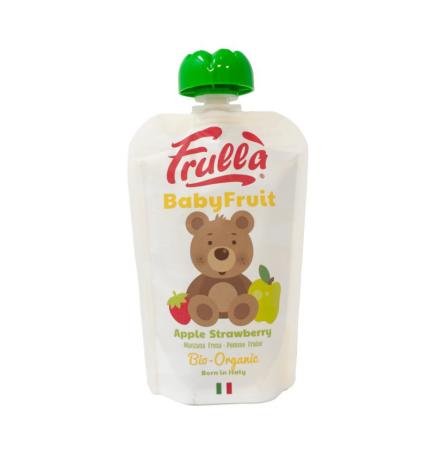 Pure Manzana y Fresa bio (caja 10u) Baby 100 g Frulla