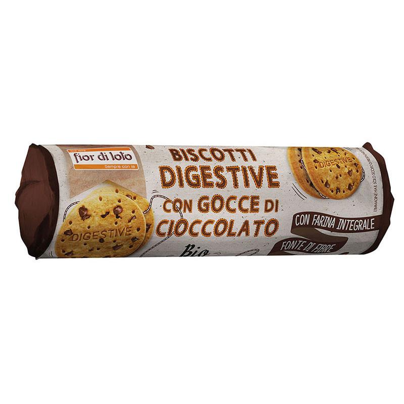 Galletas digestive integrales chips chocolate Bio 250g Fior di Loto