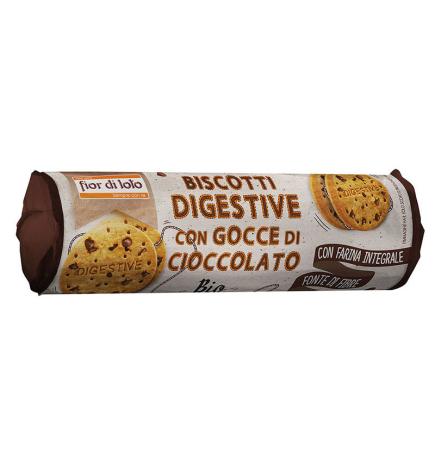 Galletas digestive integrales chips chocolate Bio 250g Fior di Loto