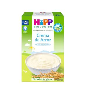 Papilla crema de arroz sin gluten Bio 200 g Hipp