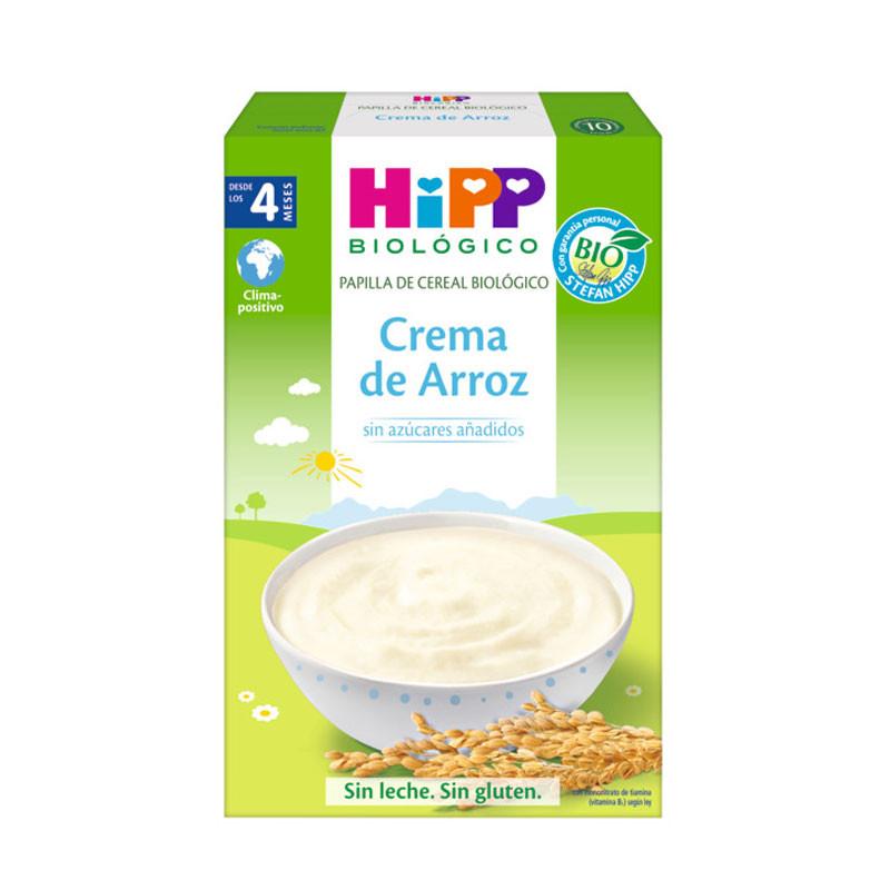 Papilla crema de arroz sin gluten Bio 200 g Hipp