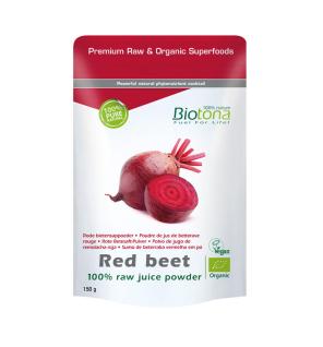 Red Beet (remolacha roja) polvo superfood bio 150g Biotona