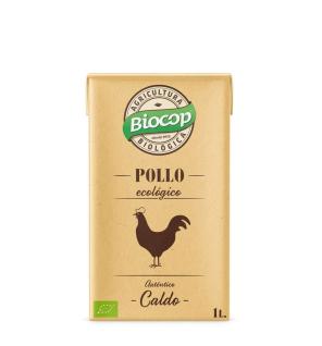 Caldo de Pollo autentico tetrabrik Bio 1L Biocop