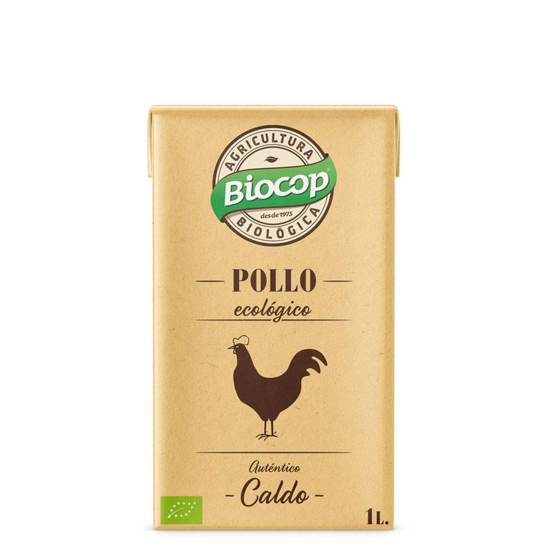 Caldo de Pollo autentico tetrabrik Bio 1L Biocop