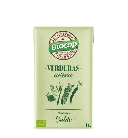 Caldo de Verduras autentico tetrabrik Bio 1L Biocop