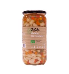 Alubias con verduras Bio 720g Carlota Organic