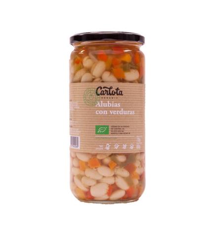 Alubias con verduras Bio 720g Carlota Organic