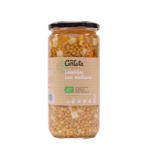 Lentejas con verduras Bio 720g Carlota Organic