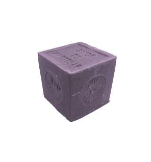 Cubo jabon de marsella Lavanda 300g Savonnerie