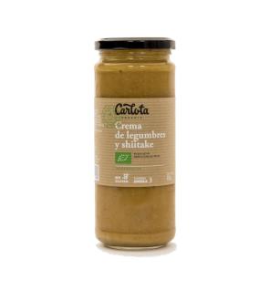 Crema de legumbres con shiitake 450g Carlota Organic