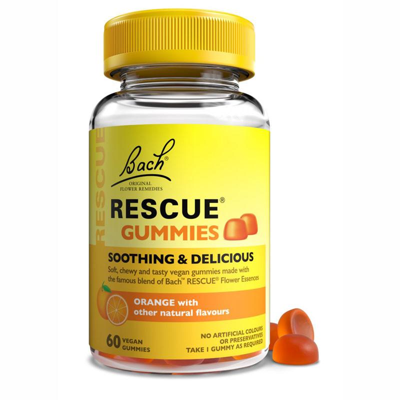 Rescue GUMMIES (sabor naranja) 60 pastillas de goma Bach