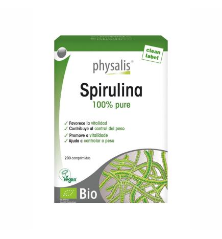 Spirulina Bio 200 comprimidos Physalis