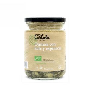 Quinoa con kale y espinacas 425g Carlota Organic