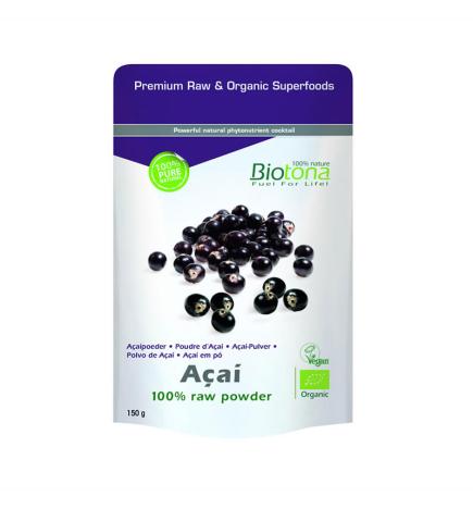 Acai raw polvo superfood bio 150g Biotona