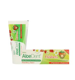 Dentifrico Aloe Vera para Niños sin Fluor Fresa 50ml Aloe Dent