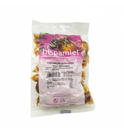 Caramelos Miel y Jengibre 100g Hispamiel