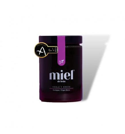 Miel de roble y brezo Bio 800g Miel de Leon