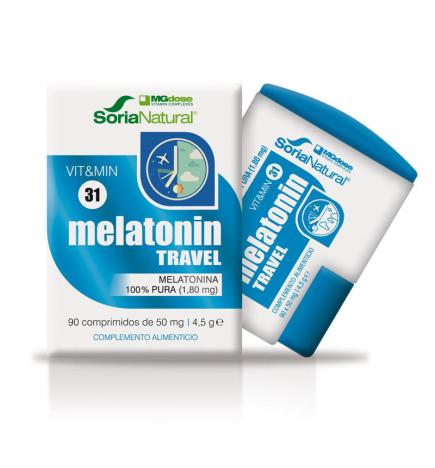 Vit&min 31 Melatonin Travel 50mg x 90 comp Soria Natural