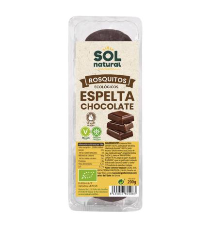 Rosquitos de espelta con chocolate Bio 200g Sol Natural