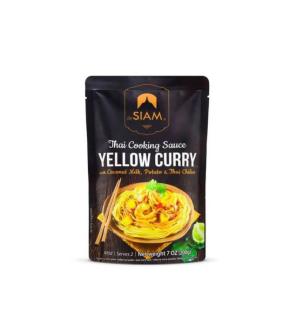 Salsa de curry amarillo con vegetales 200g deSIAM