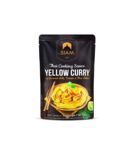 Salsa de curry amarillo con vegetales 200g deSIAM