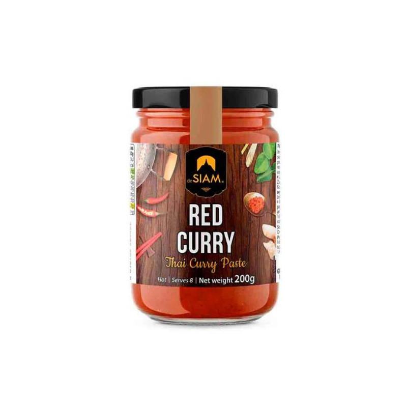 Pasta curry rojo Frasco 200g deSIAM