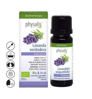 Aceite esencial de lavanda verdadera bio 30ml Physalis