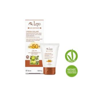 Crema Facial Solar proteccion total 50 SPF 50ml Lepo