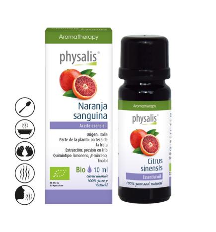 Aceite esencial de naranja sanguina Bio 10ml Physalis