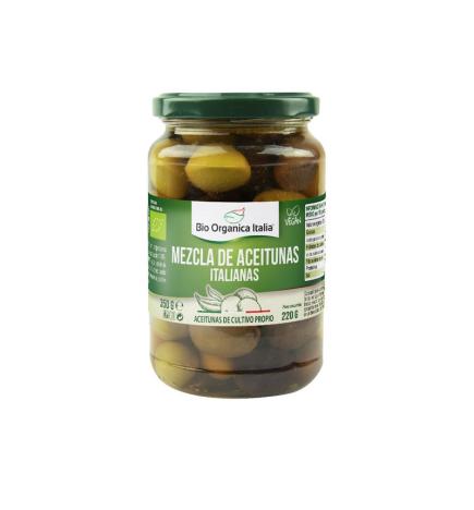 Aceitunas mezcla italianas Bio 350g Organica Italia