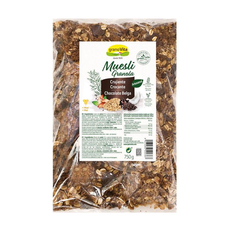 Muesli crujiente Chocolate 750g Granovita