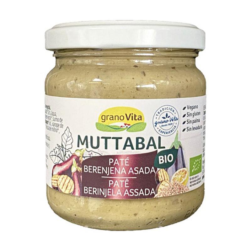 Pate Muttabal berenjena asada Bio cristal 175g Granovita