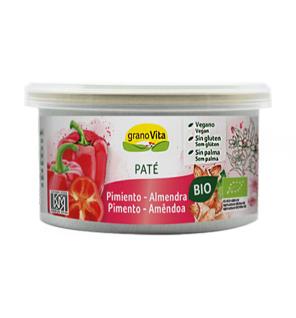 Pate de almendras-pimiento asado Bio 125g Granovita