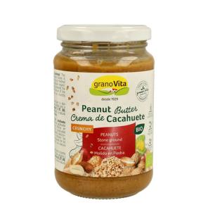 Crema de Cacahuete cruijiente (crunchy) Bio 350g Granovita