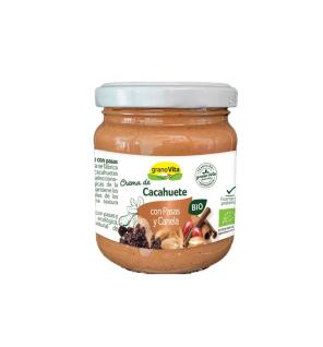 Crema de Cacahuete, Pasas y Canela Bio 175g Granovita