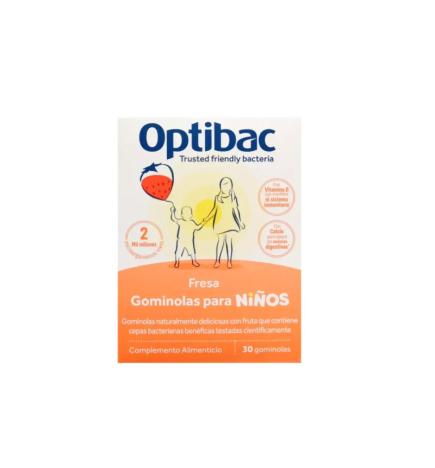 Gominolas para niños 30 unidades Optibac