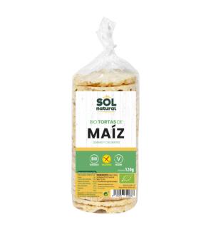 Tortas de maiz Bio sin gluten 120g Sol Natural