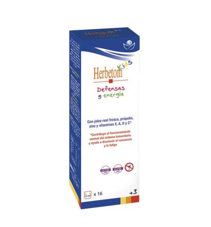 Herbetom kids defensas y energía 250 ml Bioserum